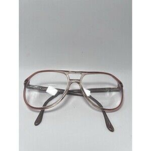 Vintage RARE Luxottica Eyeglass Frames Aviator Style Translucent Double Bridge
